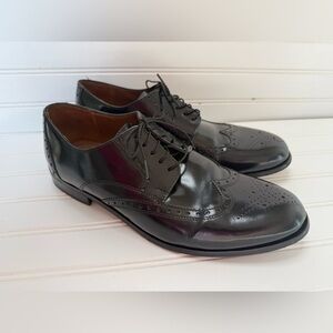 FLORSHEIM Brookside 11231-001 Black Wingtip Oxford Men's 11 D Dress Shoe 889